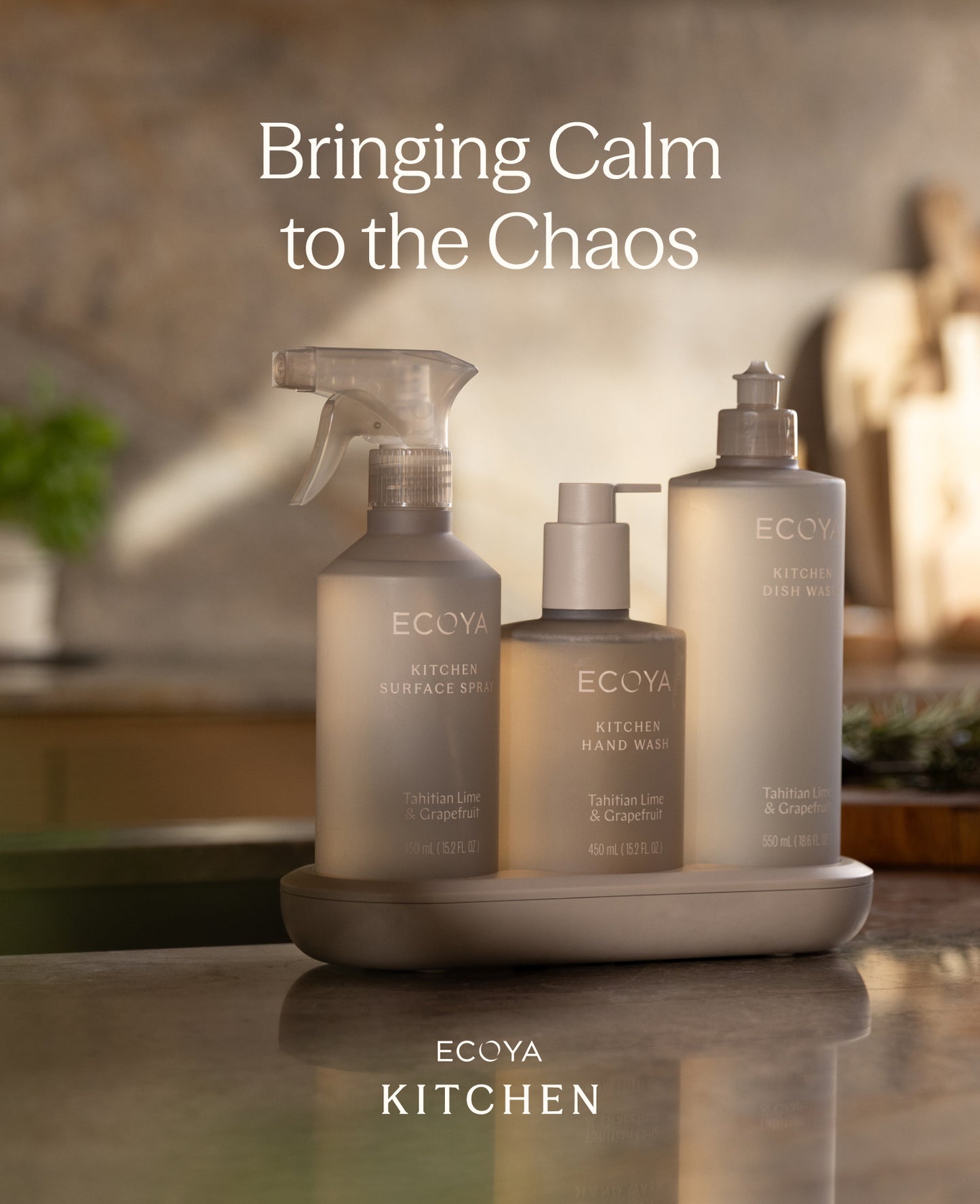 Ecoya Kitchen Gift Set - Tahitian Lime & Grapefruit
