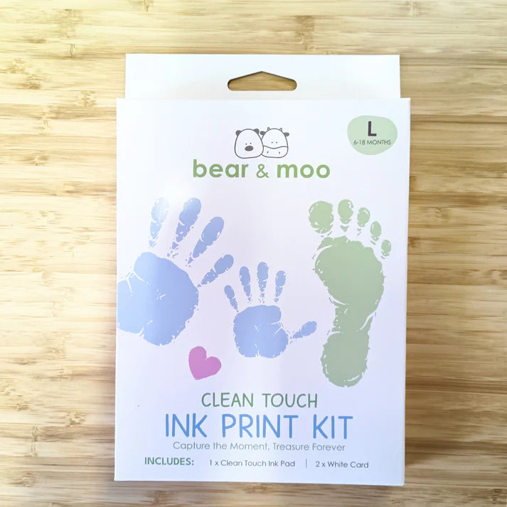 Bear & Moo Clean Touch Ink Print Kit