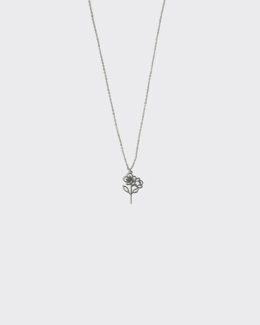 Stilen Jasmine Necklace - Silver