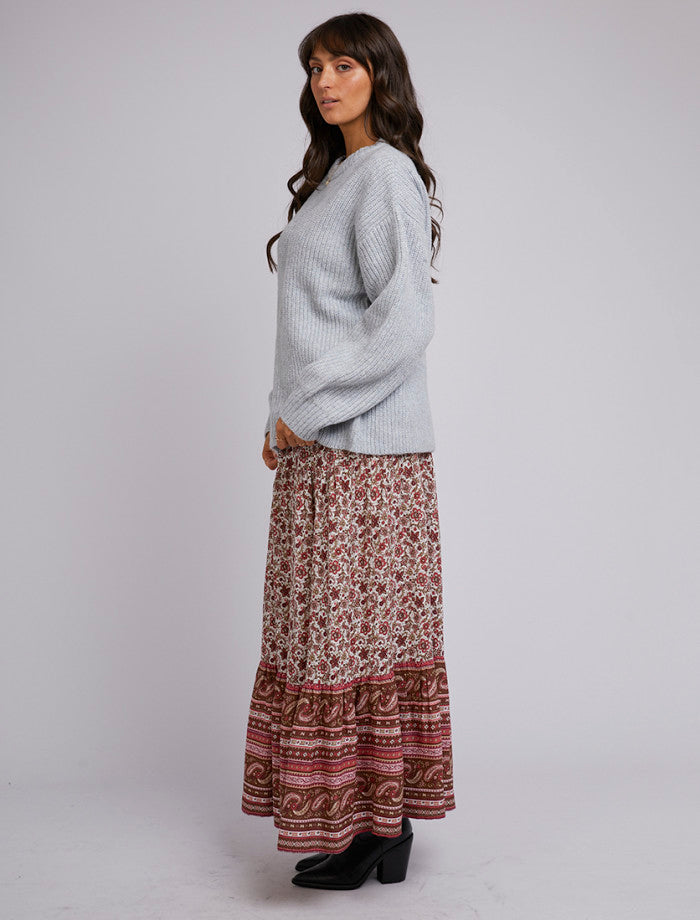 All About Eve Joey Knit Crew - Snow