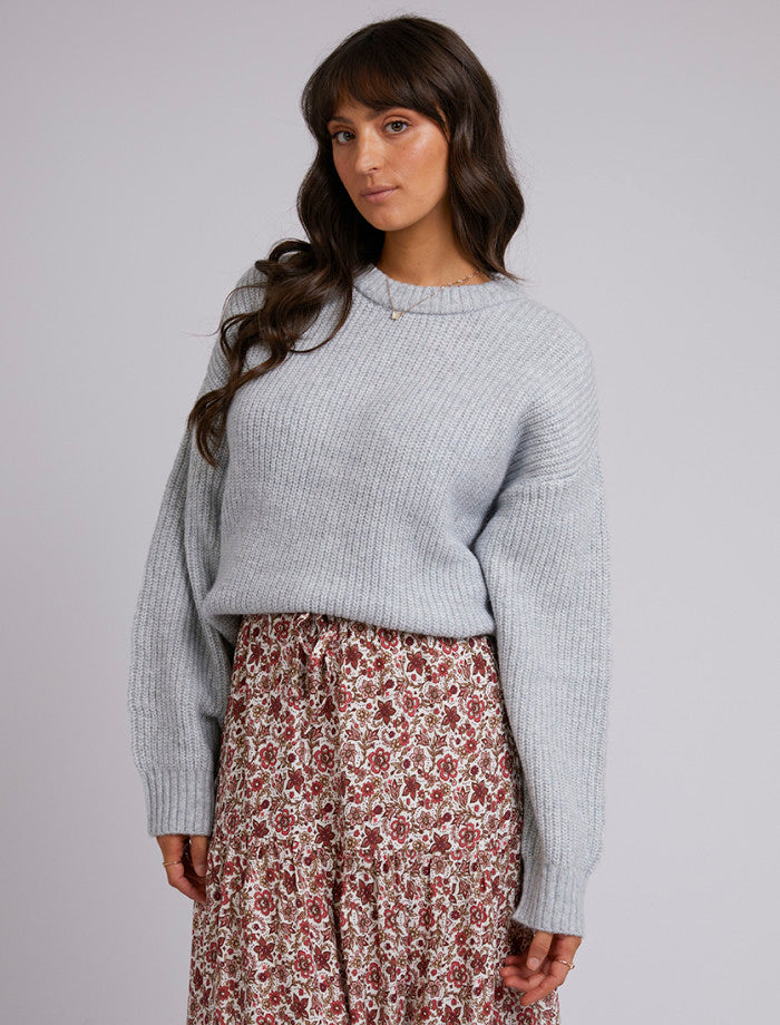 All About Eve Joey Knit Crew - Snow