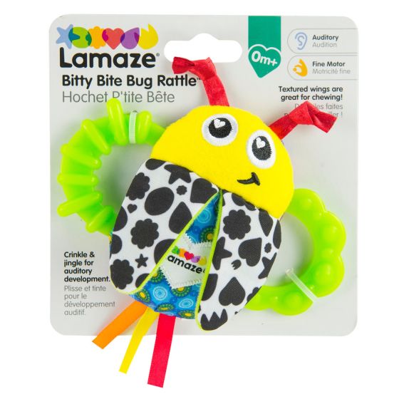 Lamaze Flip Flop Bitty Bite Bug Rattle