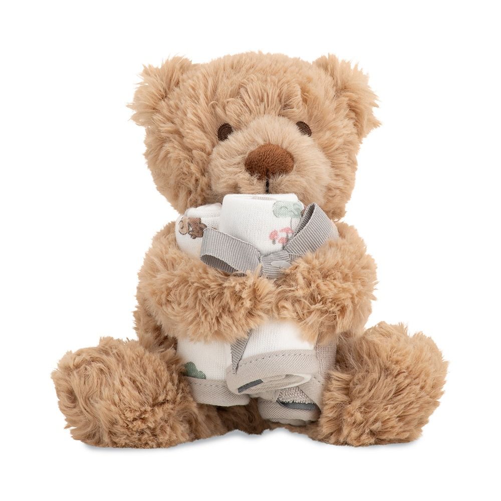Little Linen Plush Toy & Washers Giftset | Willow Bear