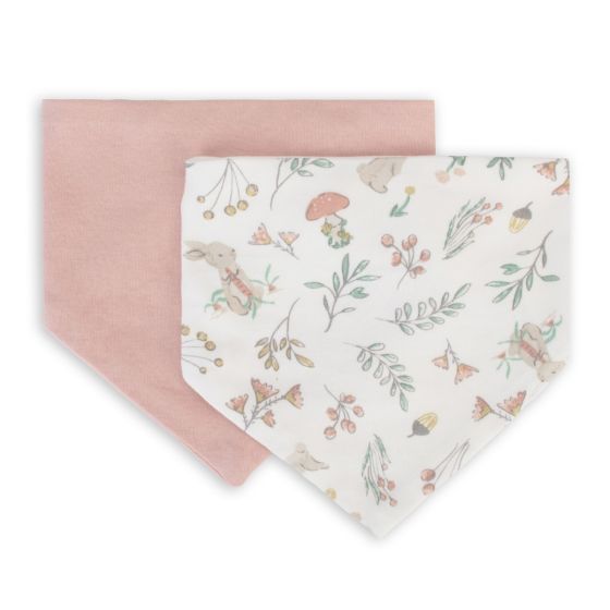 Little Linen Jersey Bib 2 pk | Harvest Bunny