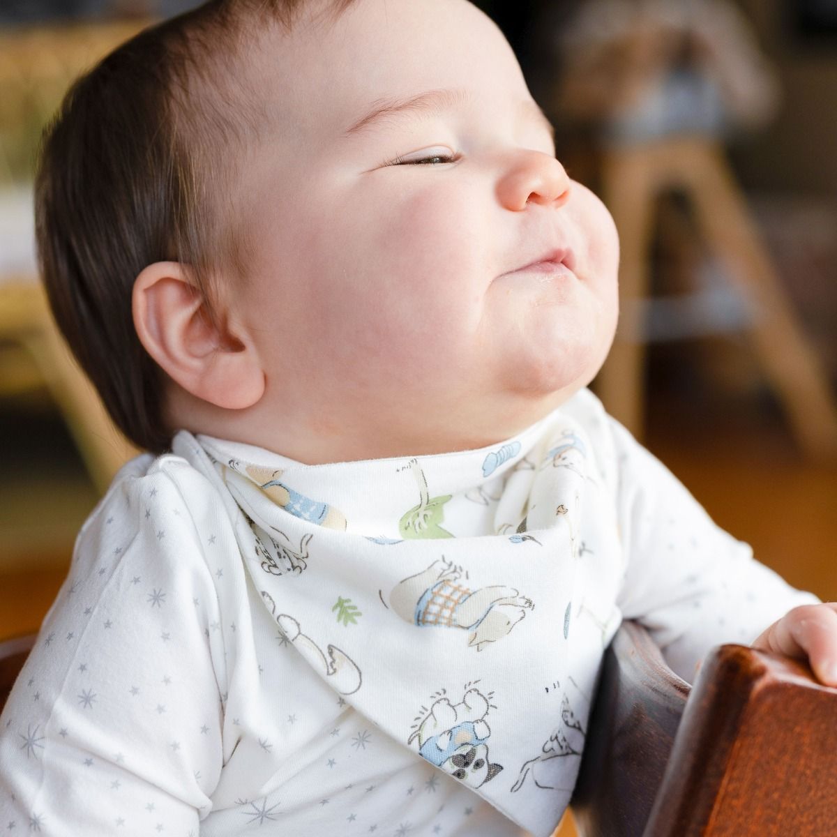 Little Linen Jersey Bib 2 pk | Farmyard Lamb