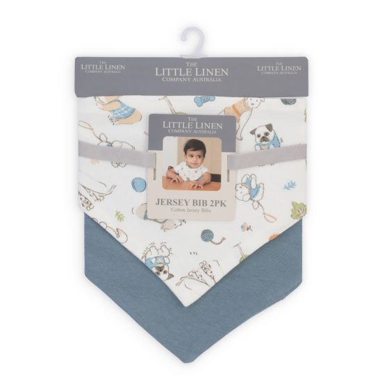 Little Linen Jersey Bib 2 pk | Barklife Dog