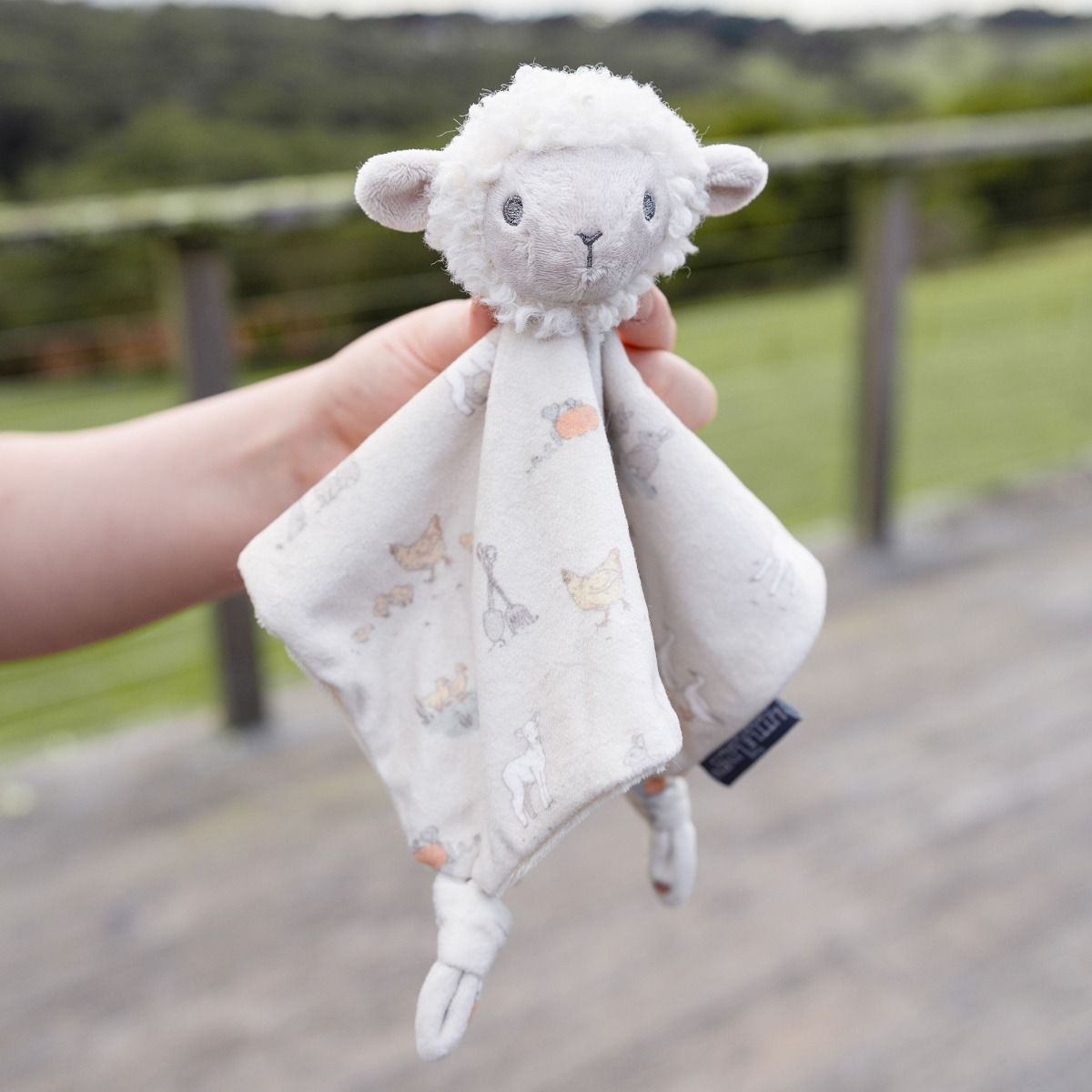 Little Linen Comforter | Farmyard Lamb