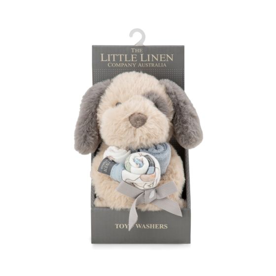 Little Linen Plush Toy & Washers Giftset | Barklife Dog