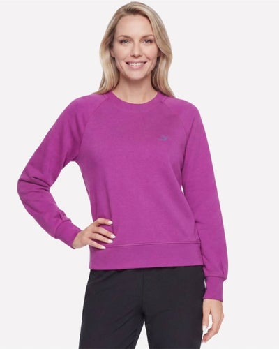 Skechers Skechluxe Elevate Performance Crew | Silver Purple