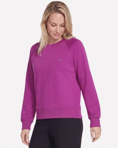 Skechers Skechluxe Elevate Performance Crew | Silver Purple
