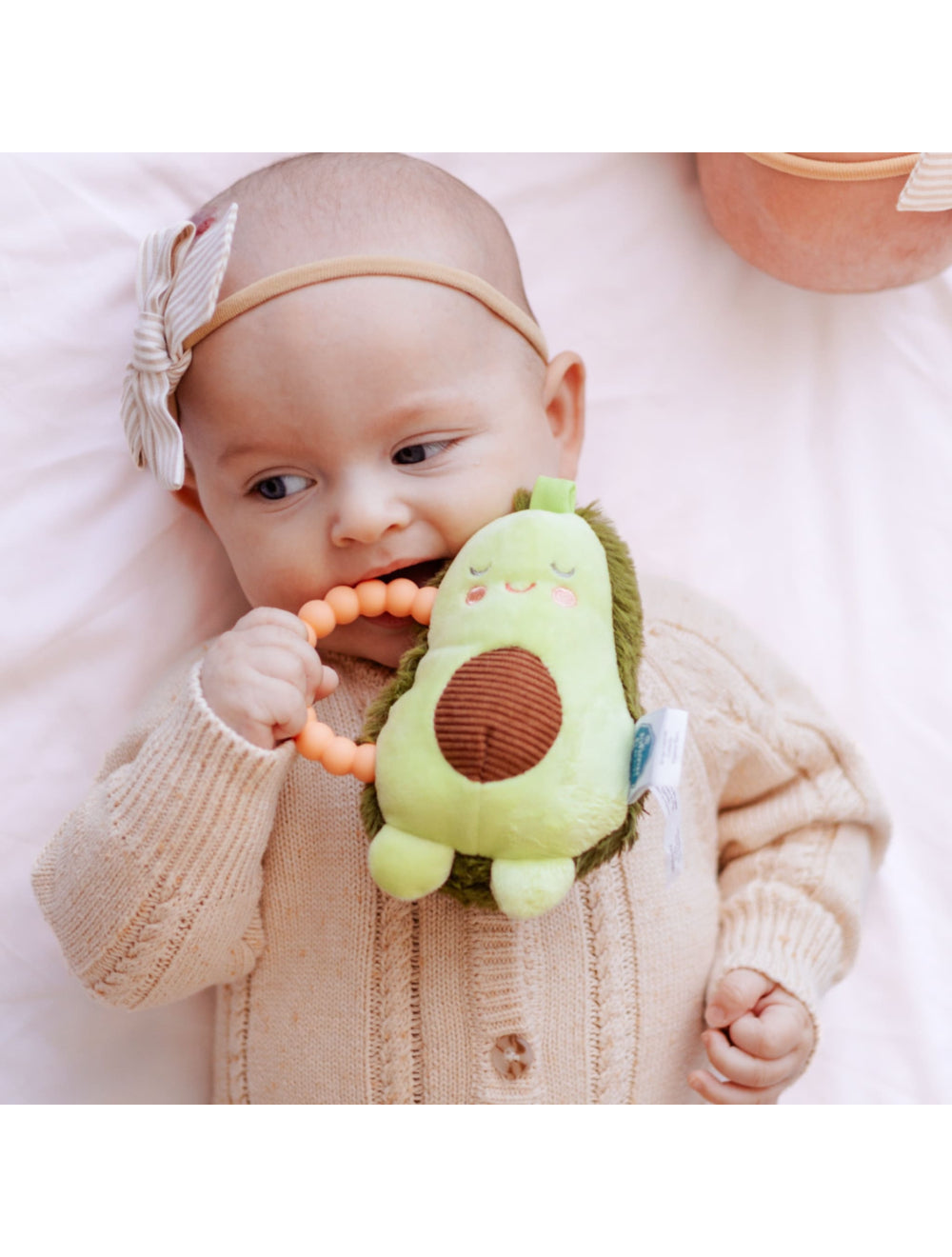 Mary Meyer Sweet Soothies Teether Rattle | Avocado