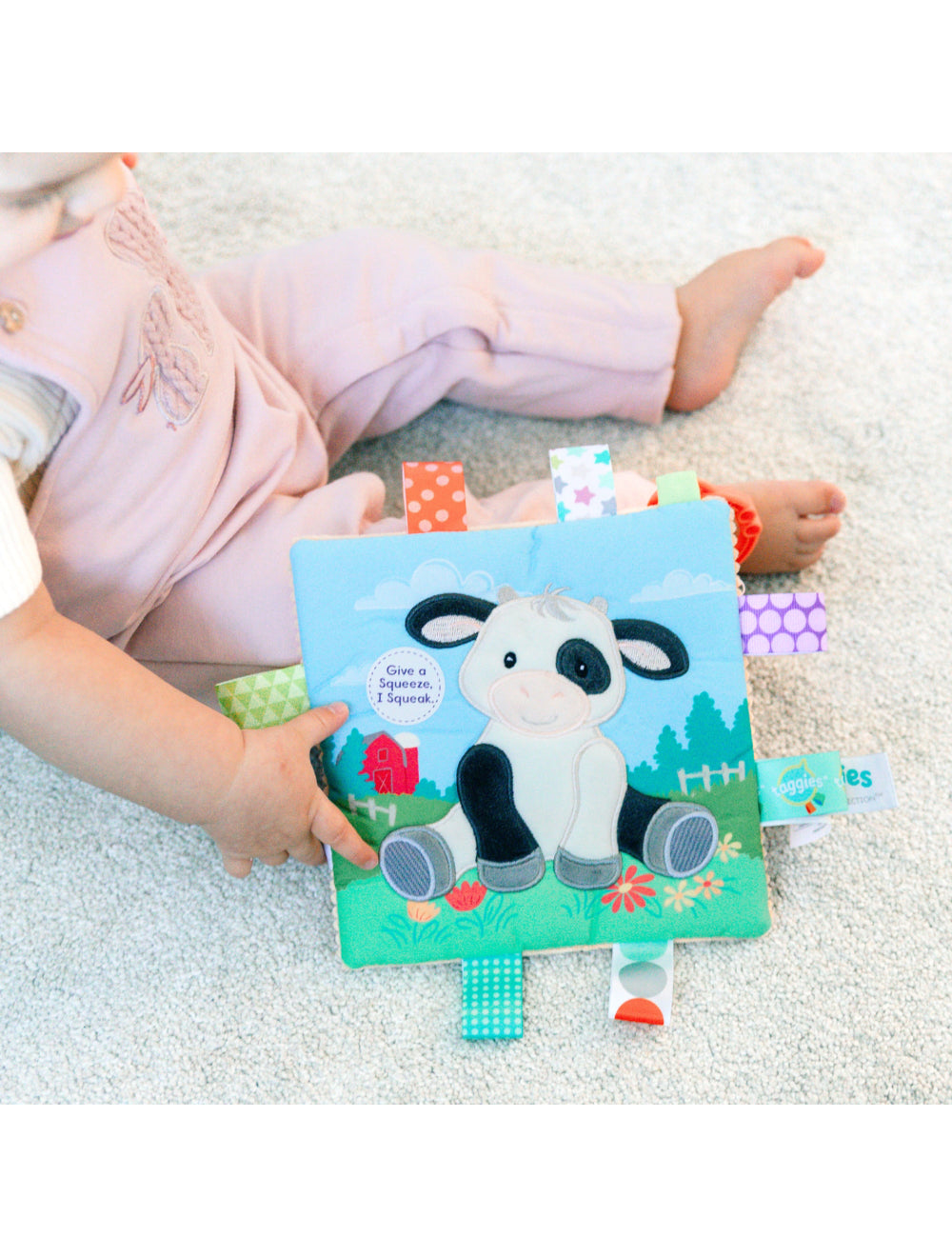 Mary Meyer Crinkle Me Taggie | Buttercup Cow