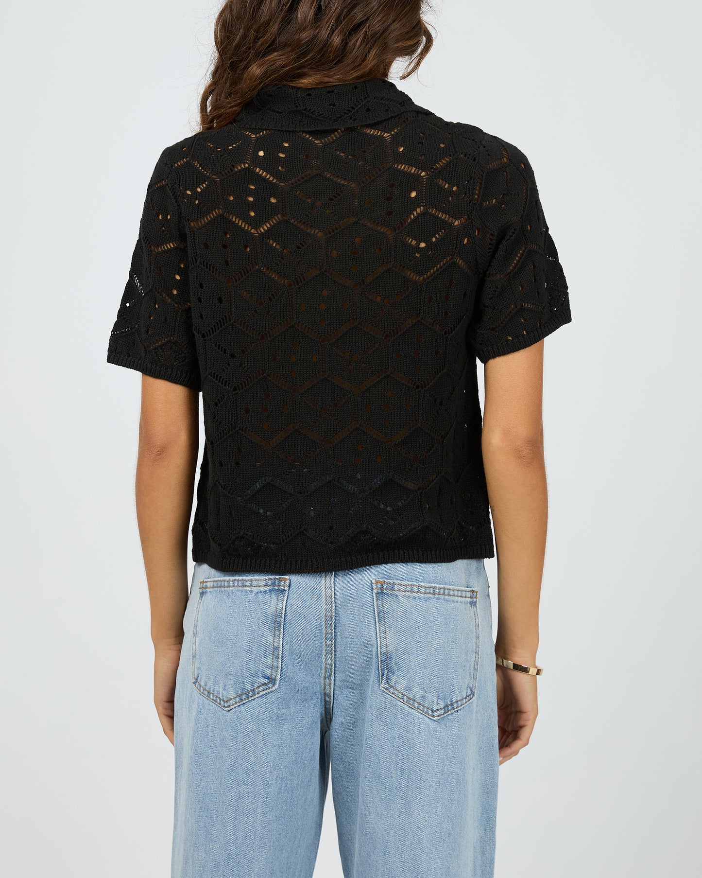 Silent Theory Nina Crochet Top