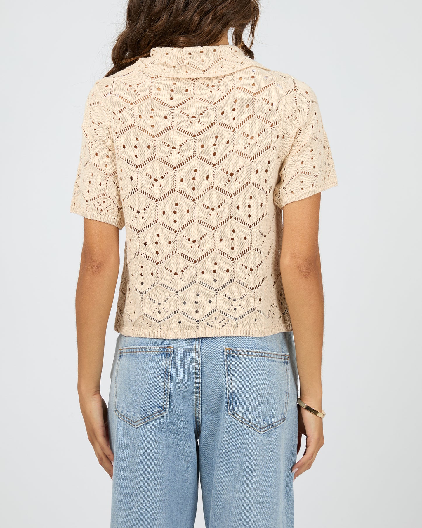 Silent Theory Nina Crochet Top