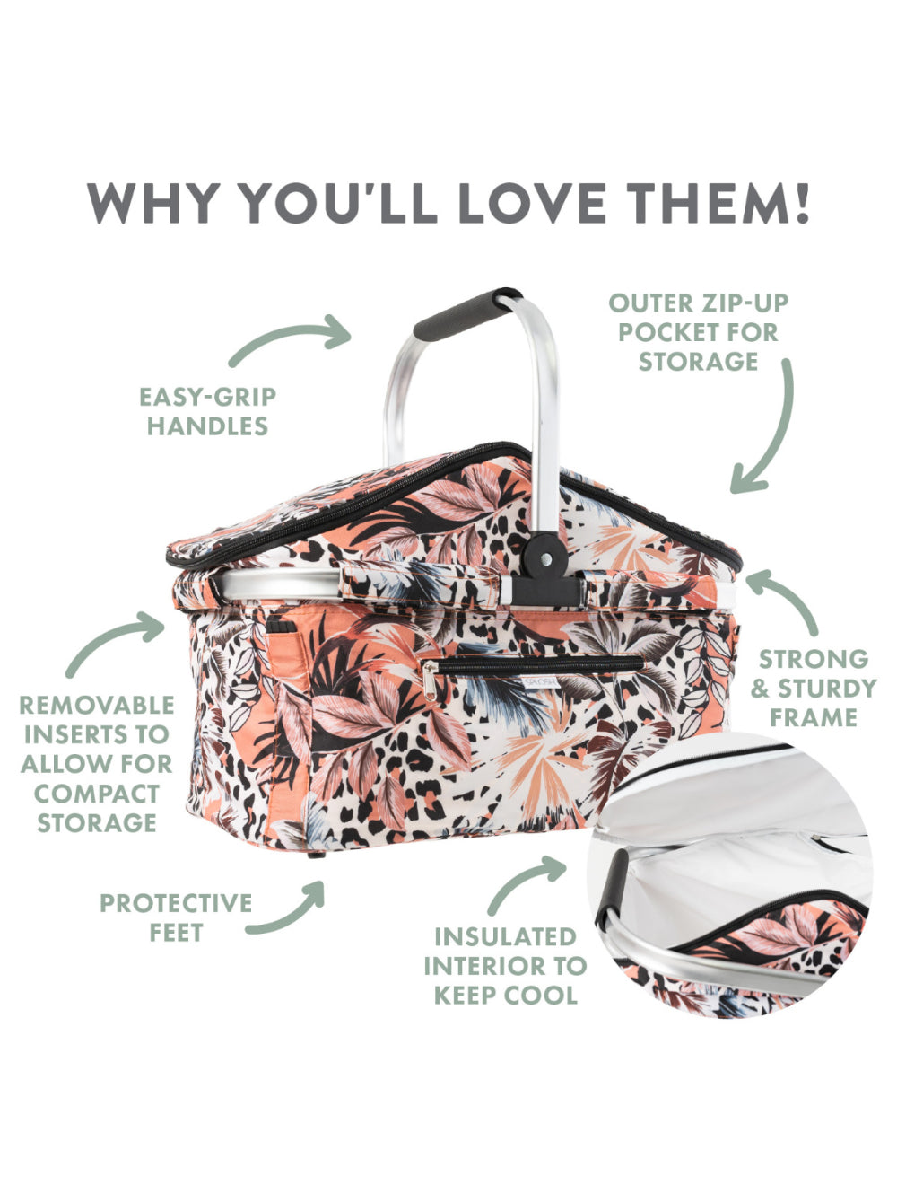 Leopard Picnic Basket