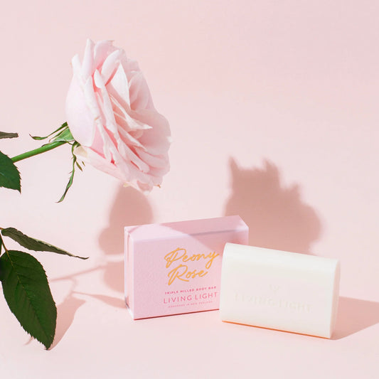 Living Light Peony Rose Body Bar