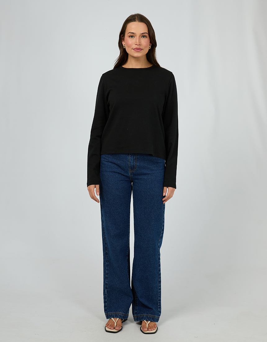 Silent Theory Regular Long Sleeve Tee | Black