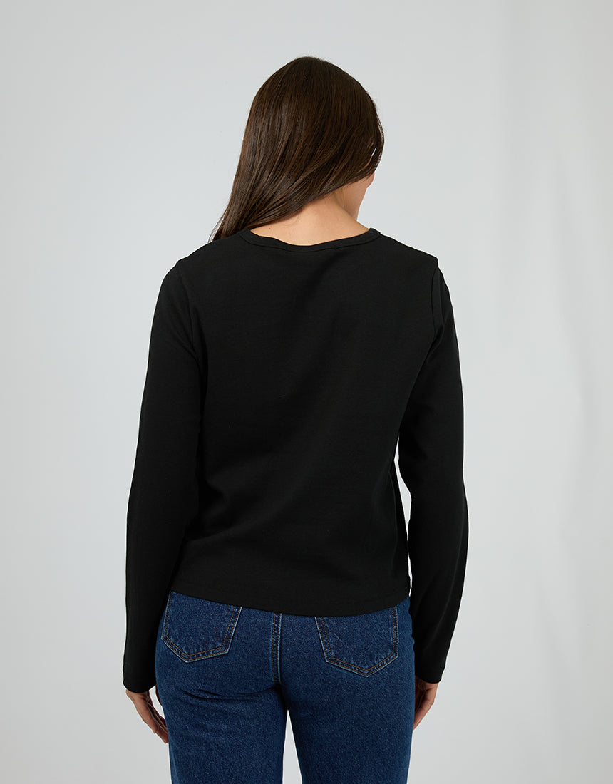 Silent Theory Regular Long Sleeve Tee | Black