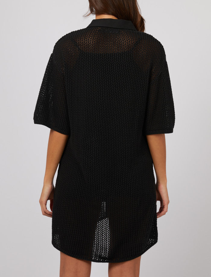 Silent Theory Sadie Shirt Dress | Black