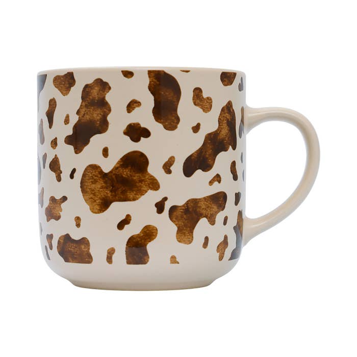Saddle & Bloom Cow Mug