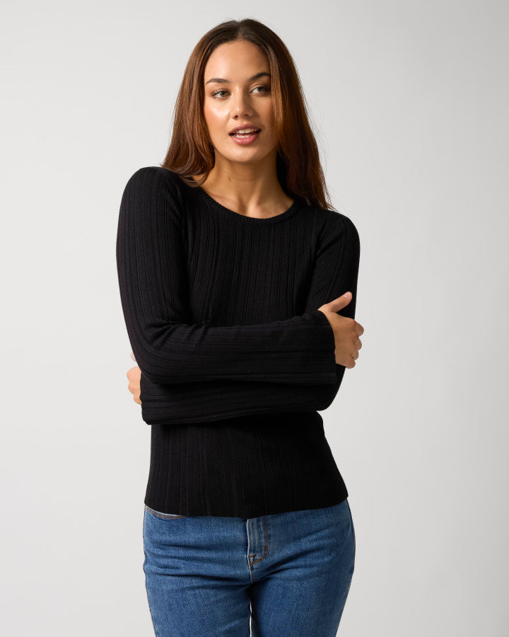 Stella + Gemma Skyler Top | Black