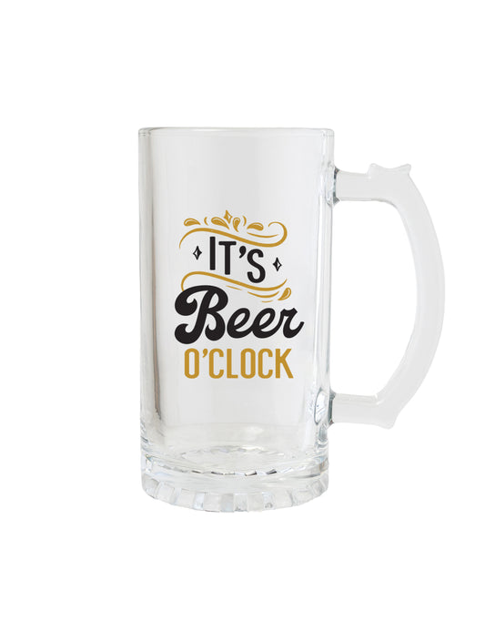 Sip Celebration Beer O'Clock Beer Glass