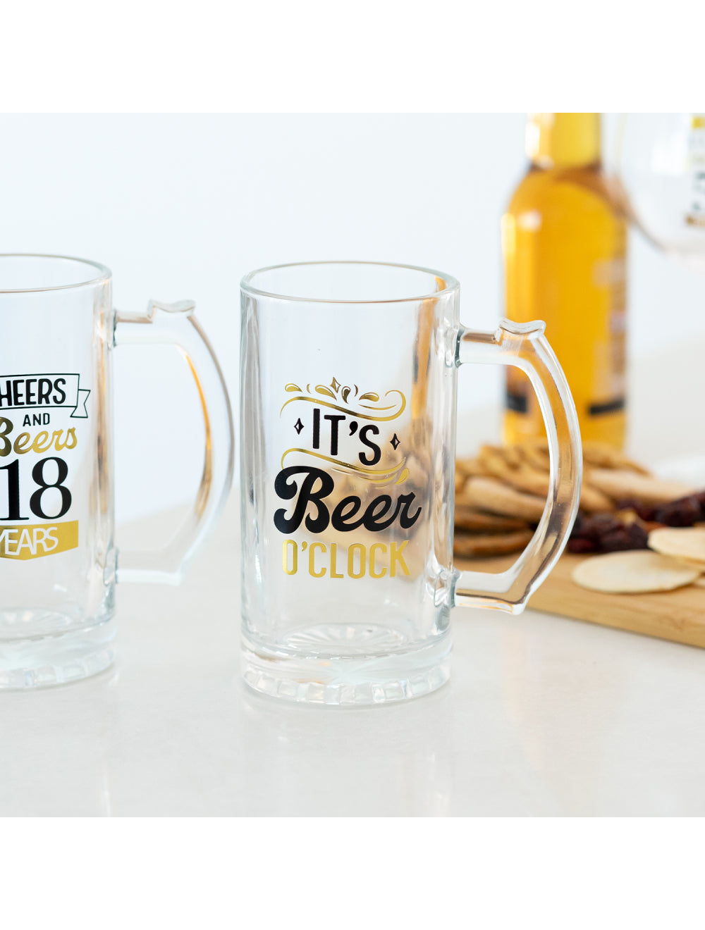 Sip Celebration Beer O'Clock Beer Glass