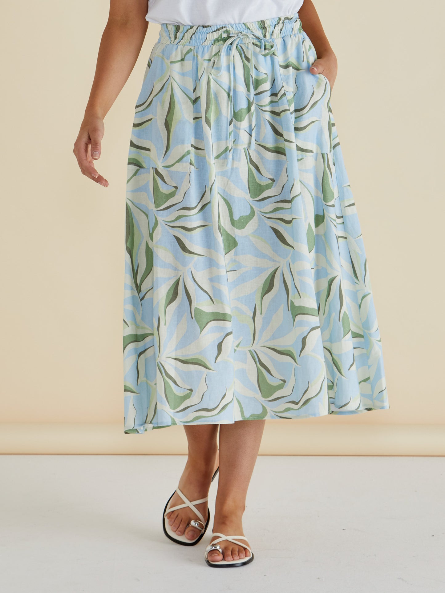 Betty Basics Belize Skirt | Garden Print