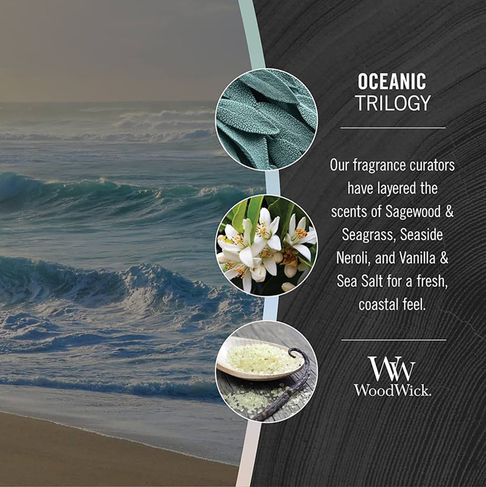 Woodwick Candle - Oceanic Trilogy