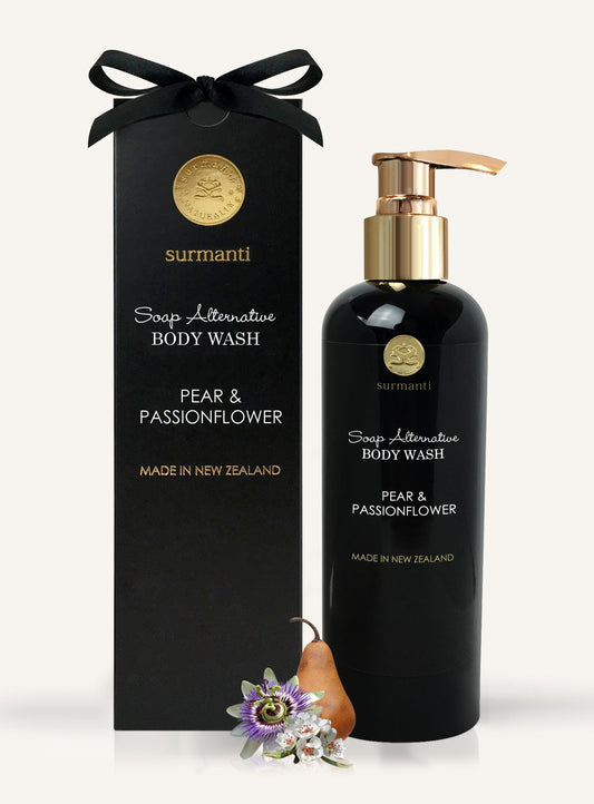 Surmanti Body Wash Soap Alternative - Pear & Passionflower