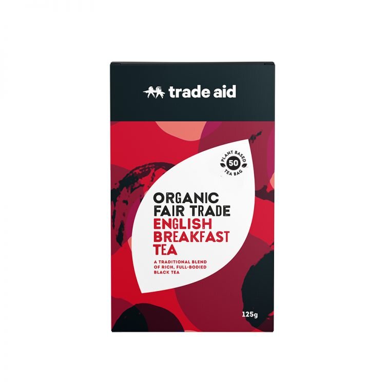 Trade Aid Organic Fair Trade Tea - English Breakfast (50 tea bags)