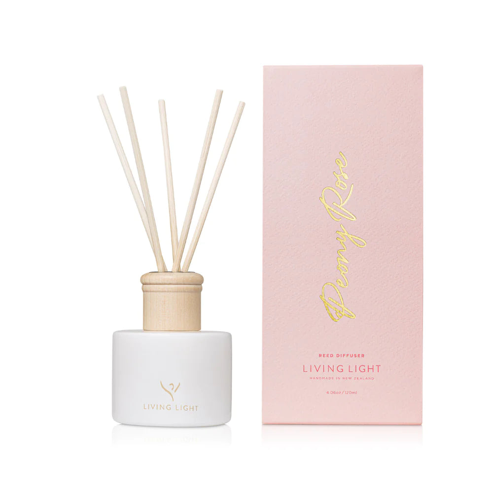 Living Light Reed Diffuser - Peony Rose