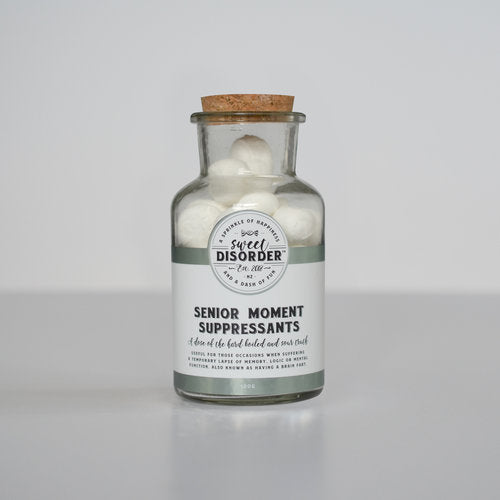 Sweet Disorder Jar - Senior Moment Suppressants