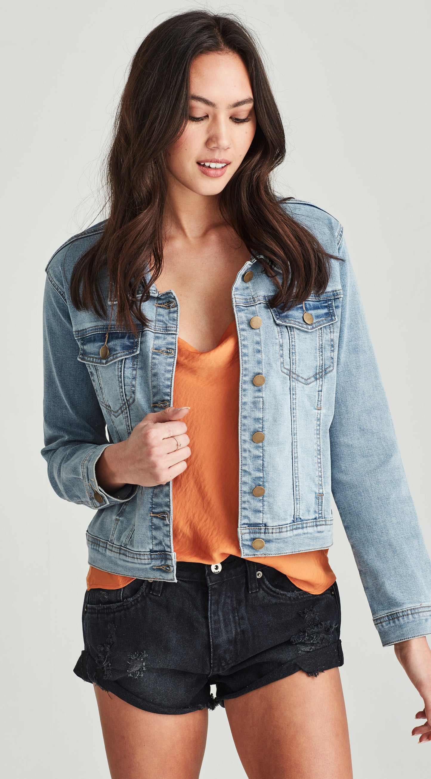 Junkfood Dixie Jacket - Pale Blue