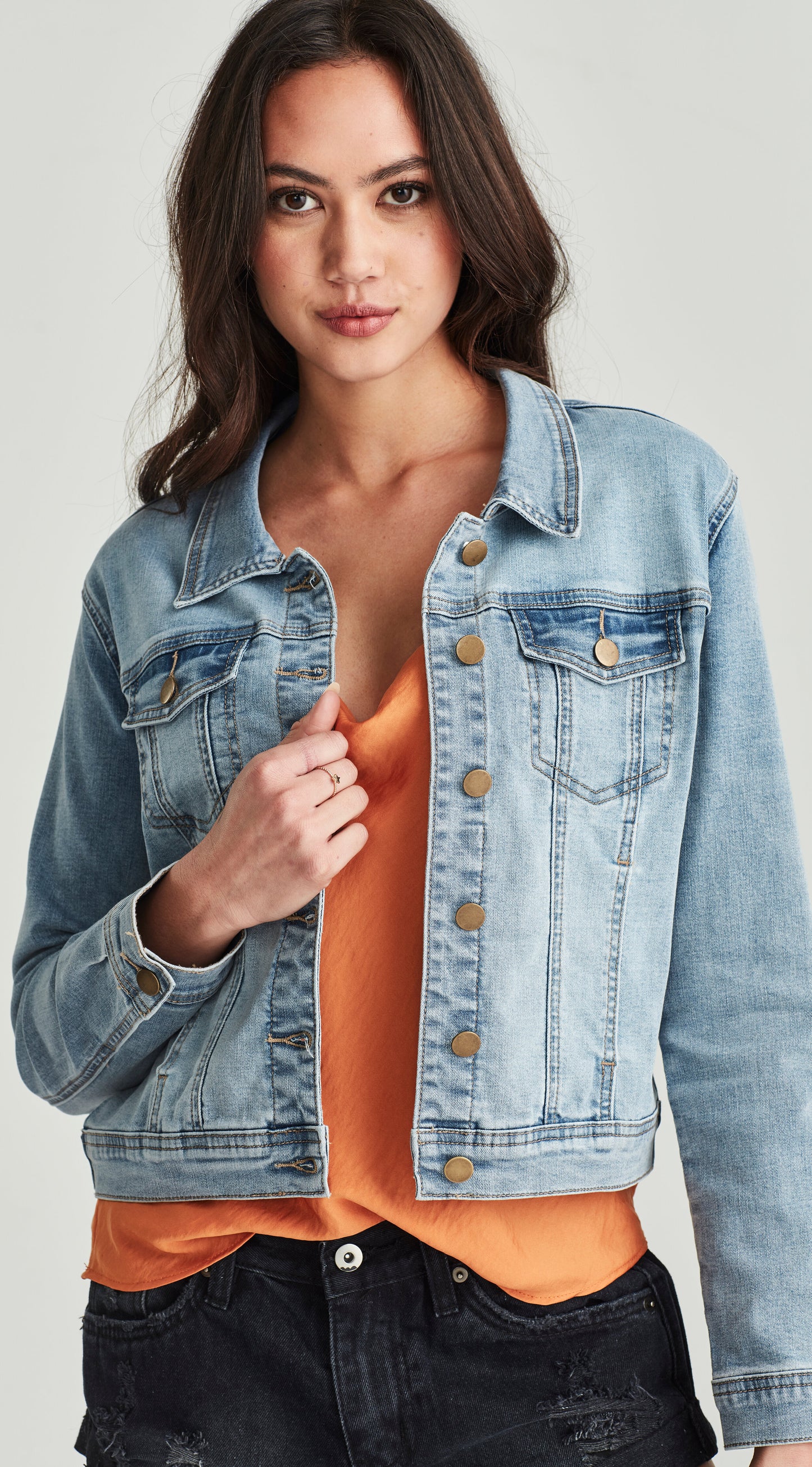 Junkfood Dixie Jacket - Pale Blue
