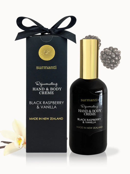Surmanti Hand & Body Creme - Black Raspberry & Vanilla