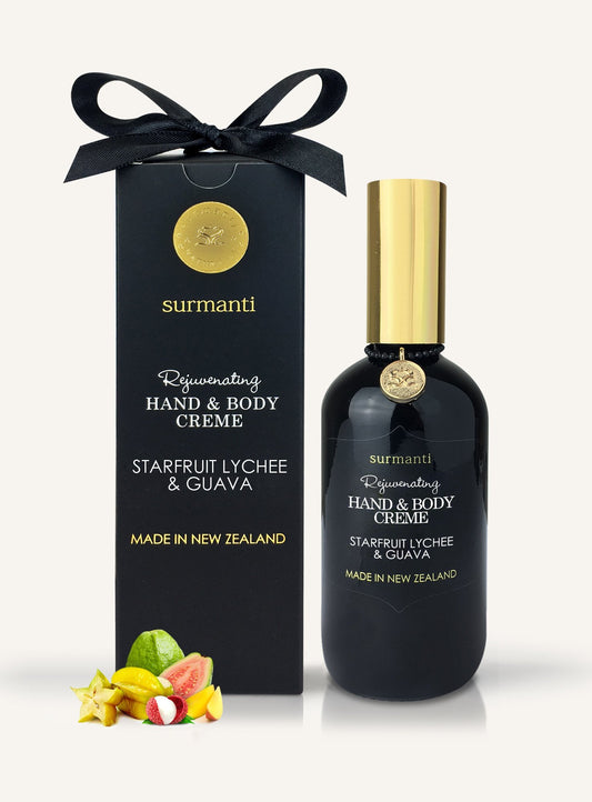 Surmanti Hand & Body Creme - Starfruit, Lychee & Guava