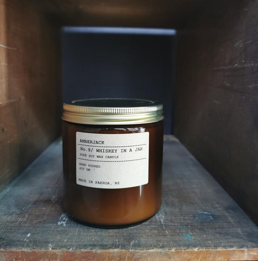 Amberjack Large Soy Candle - Whiskey in a Jar