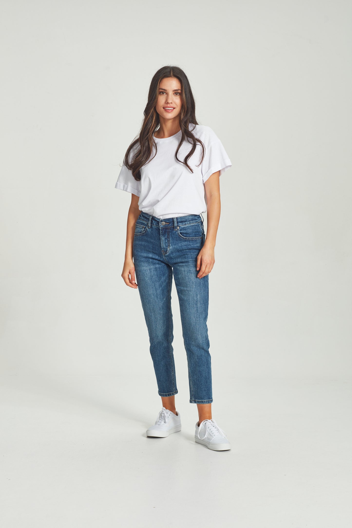 Junkfood Kailey Short Stuff Jean - Dark Blue