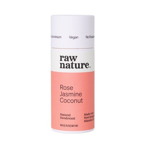 Raw Nature Deodorant Stick - Rose + Jasmine