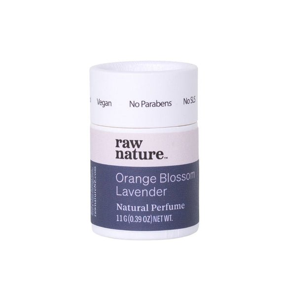 Raw Nature Solid Perfume - Orange Blossom + Lavender