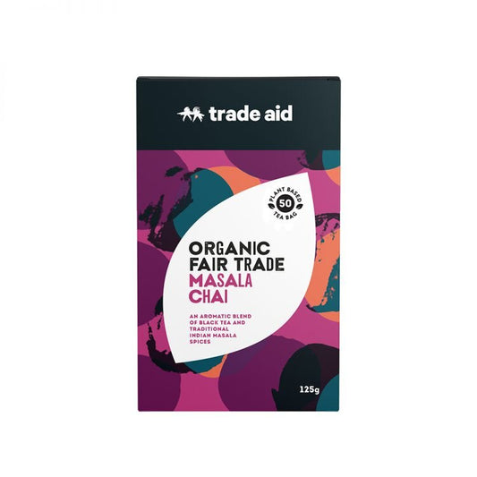 Trade Aid Organic Fair Trade Tea - Masala Chai (50 tea bags)