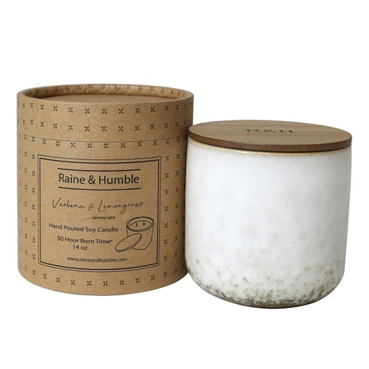 Raine & Humble Soy Candle - Lemongrass & Verbena