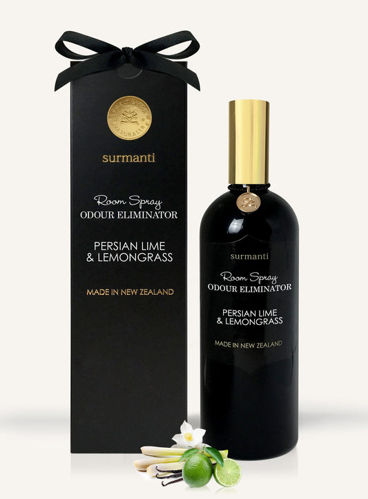 Surmanti Room Spray Home Parfum - Persian Lime & Lemongrass Odour Eliminator