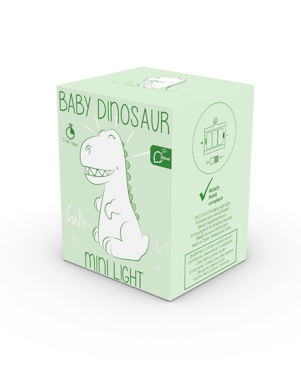 Stellar Baby Unicorn / Elephant / Dinosaur Mini Light with Timer