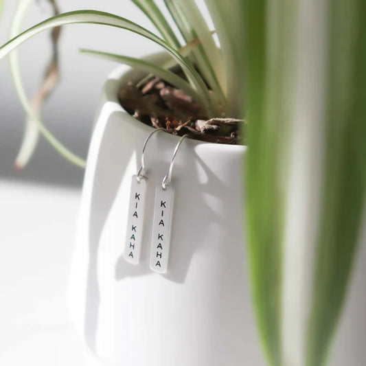 Little Taonga Kia kaha – Stay Strong – Earrings