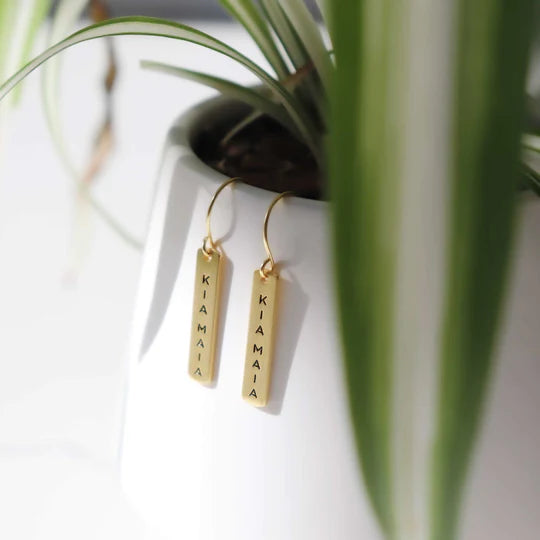 Little Taonga Kia maia –  be brave – Earrings