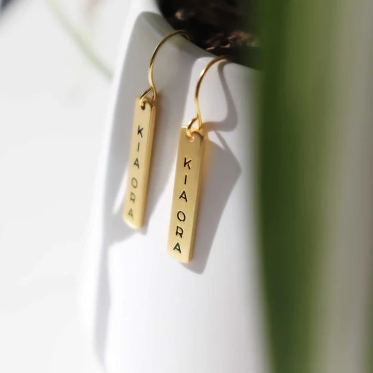 Little Taonga Kia ora –  Hello – Earrings
