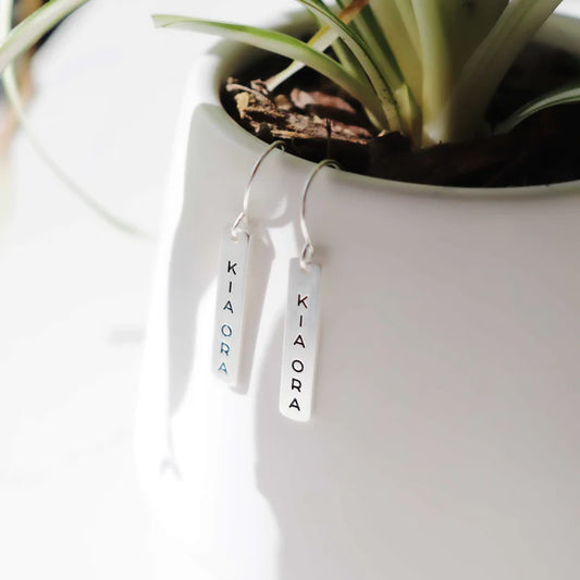 Little Taonga Kia ora –  Hello – Earrings