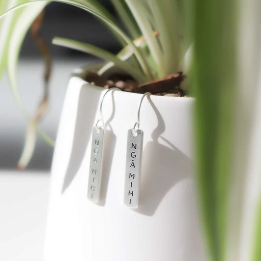 Little Taonga Nga mihi –  Thank you – Earrings